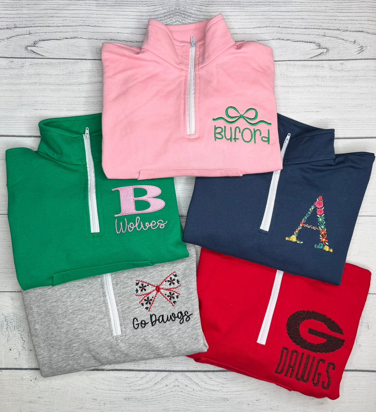 1/4 zip skort set