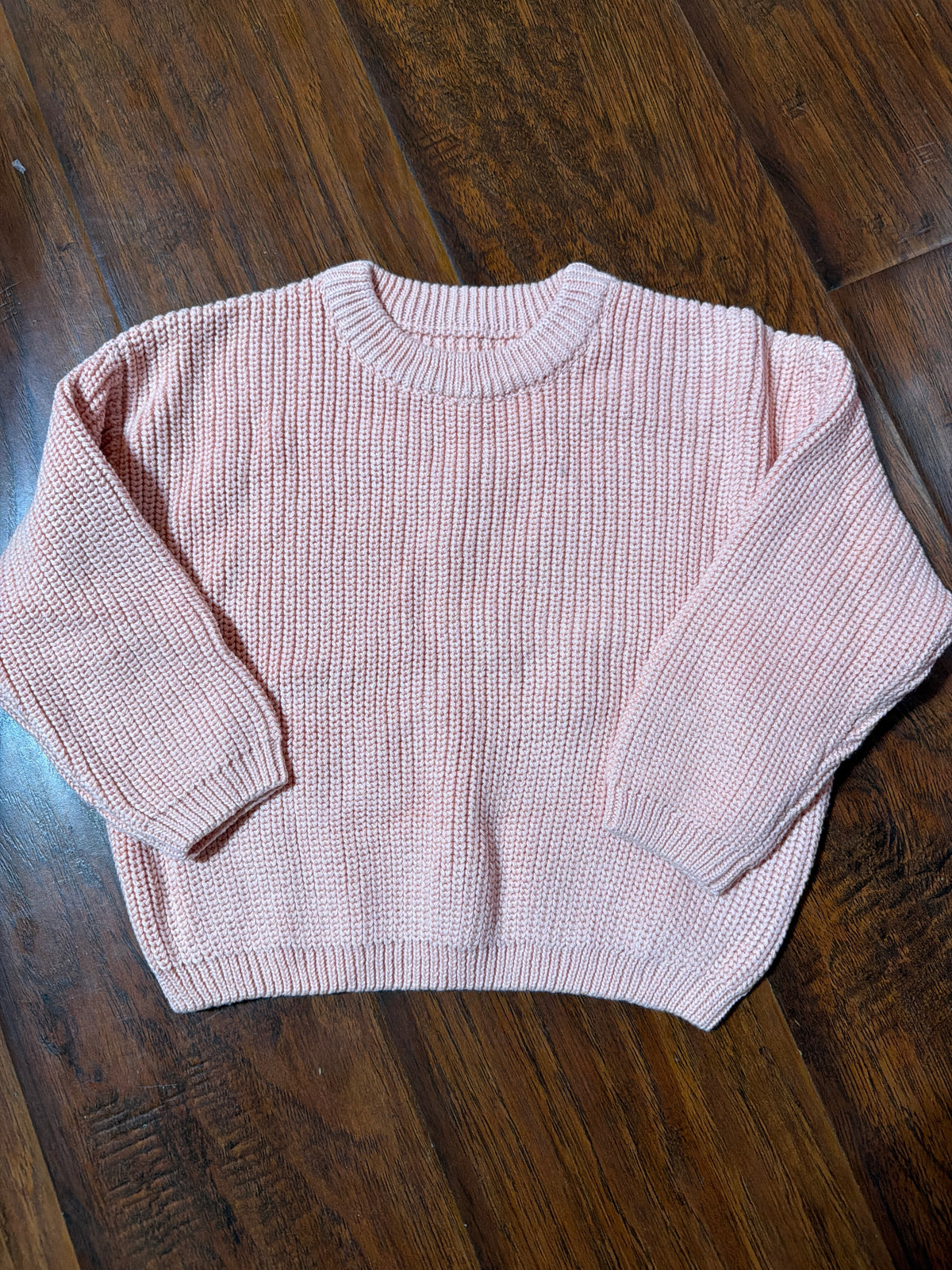 Peach chunky sweater