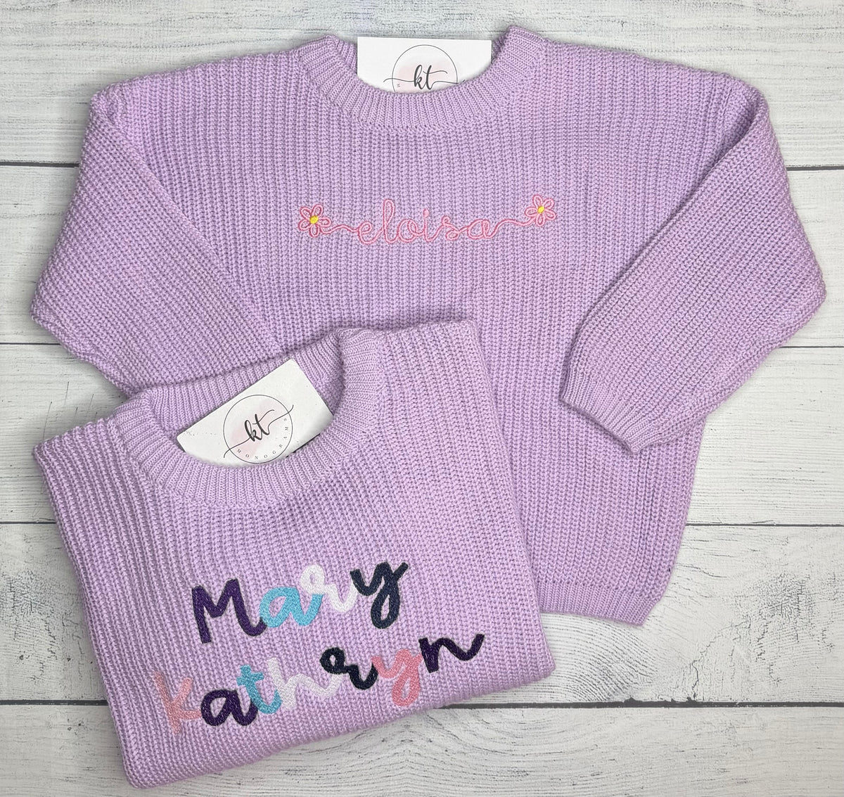 Lavender chunky sweater