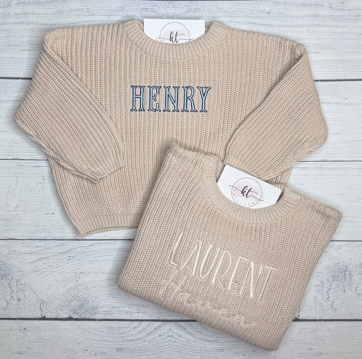 Tan chunky sweater