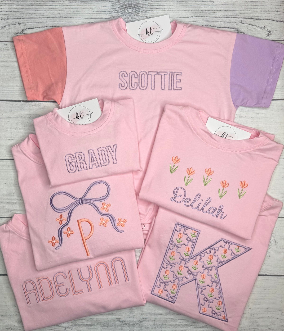 Pink color block bubble & biker short set