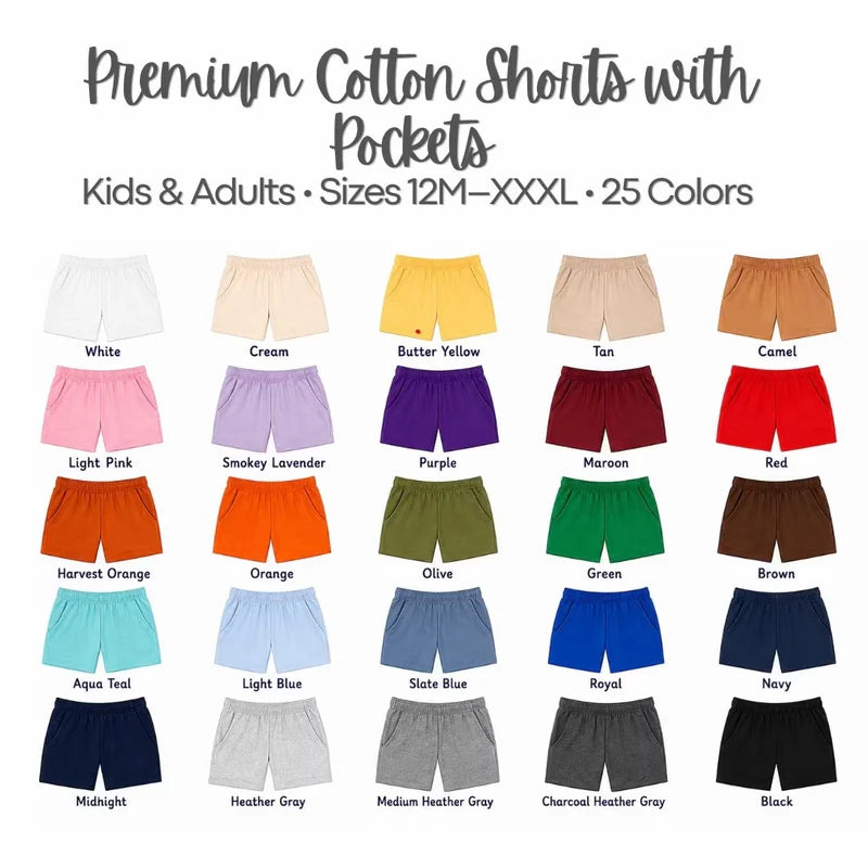Cotton shorts with pockets